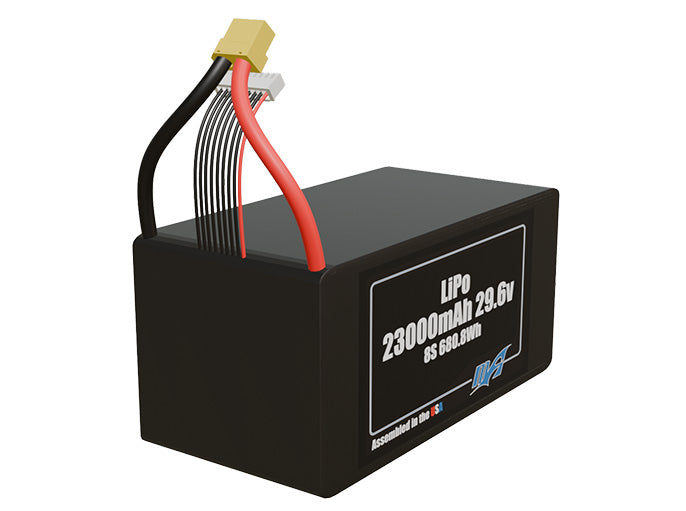 LiPo 23000mAh 8S 29.6v Battery Pack