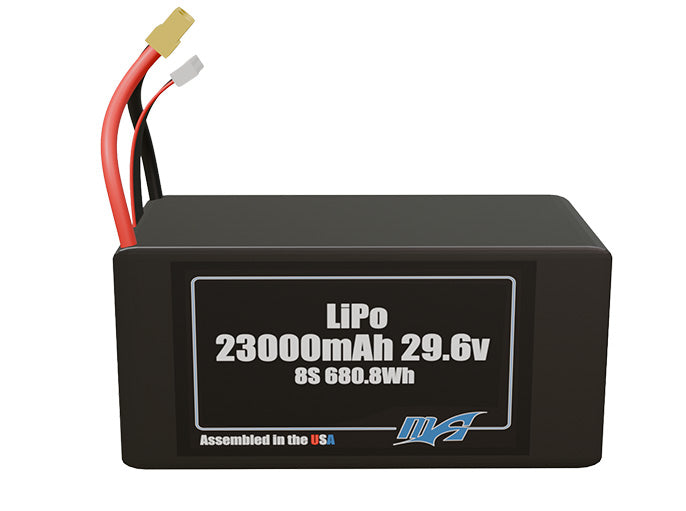LiPo 23000mAh 8S 29.6v Battery Pack