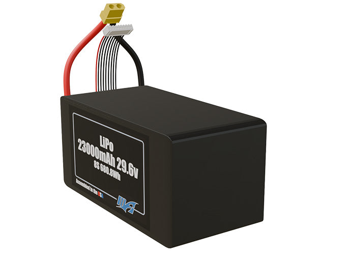 LiPo 23000mAh 8S 29.6v Battery Pack