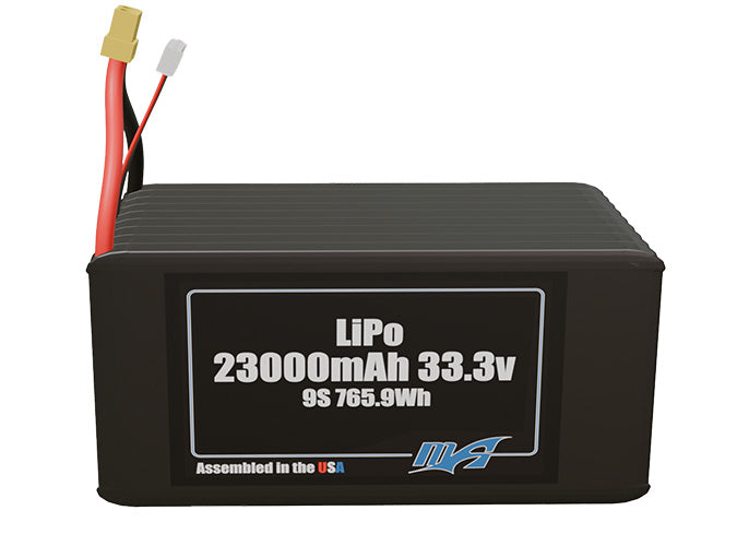 LiPo 23000mAh 9S 33.3v Battery Pack