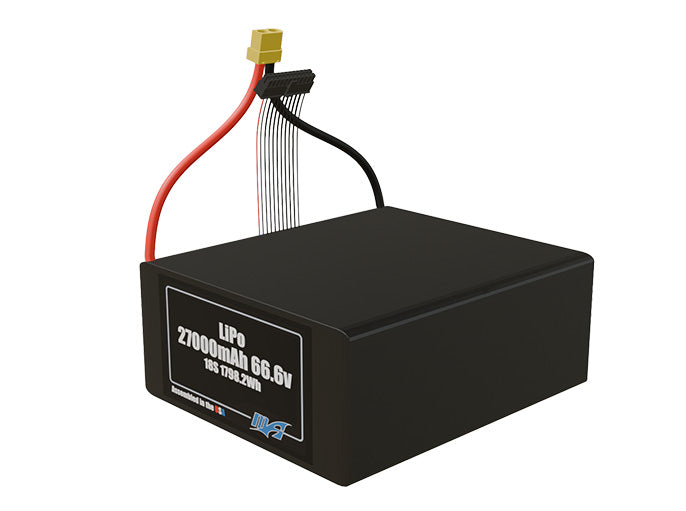 LiPo 27000mAh 18S 66.6v Battery Pack
