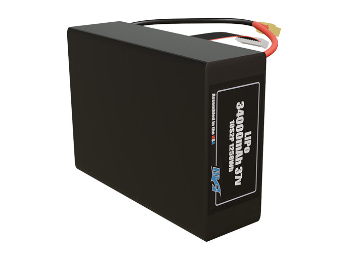 LiPo 34000mAh 10S2P 37v Battery Pack