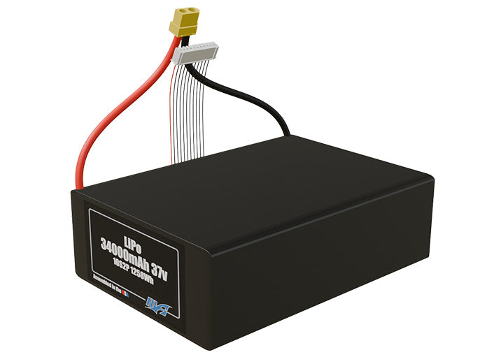 LiPo 34000mAh 10S2P 37v Battery Pack