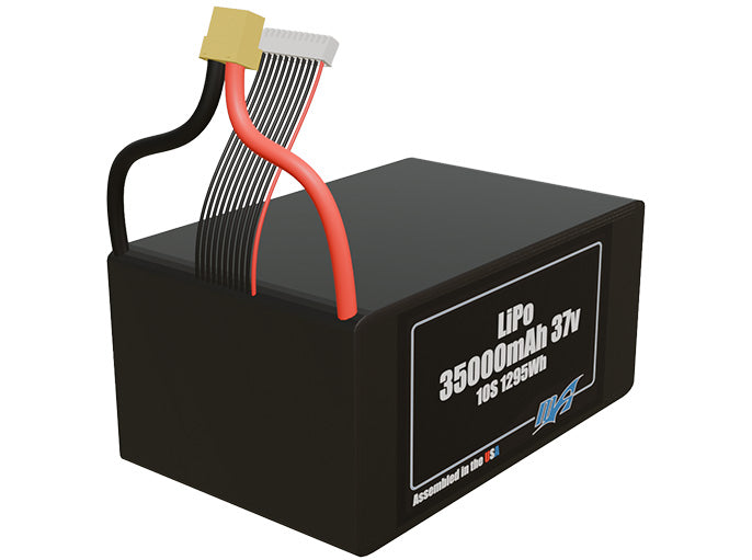 LiPo 35000mAh 10S 37v Battery Pack