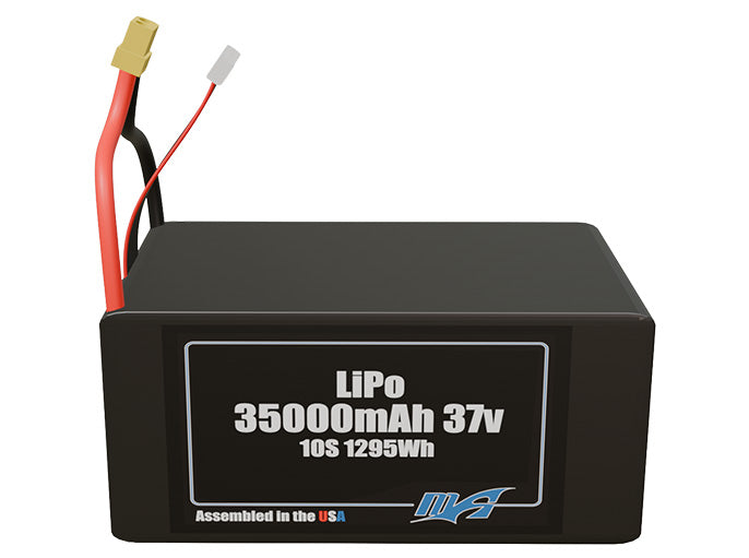 LiPo 35000mAh 10S 37v Battery Pack