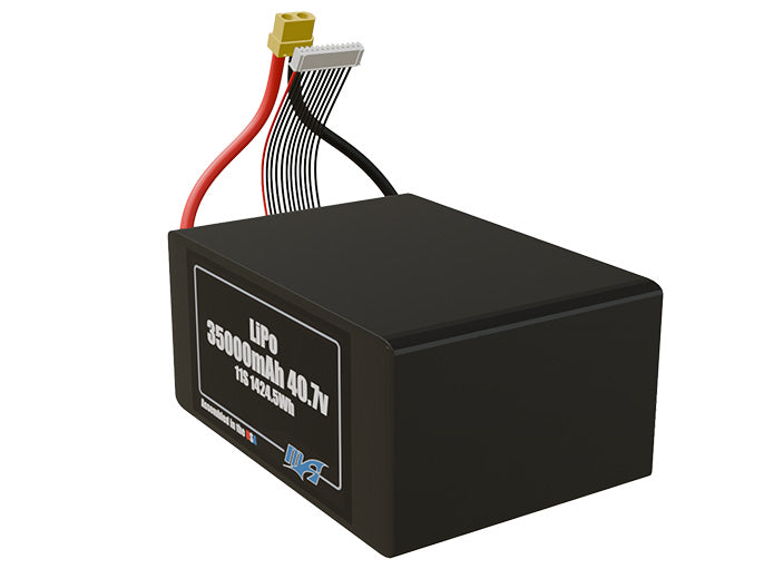 LiPo 35000mAh 11S 40.7v Battery Pack