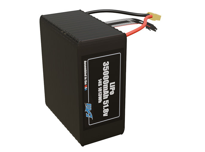 LiPo 35000mAh 14S 51.8v Battery Pack