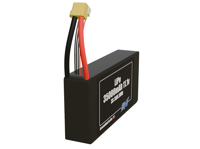LiPo 35000mAh 3S 11.1v Battery Pack
