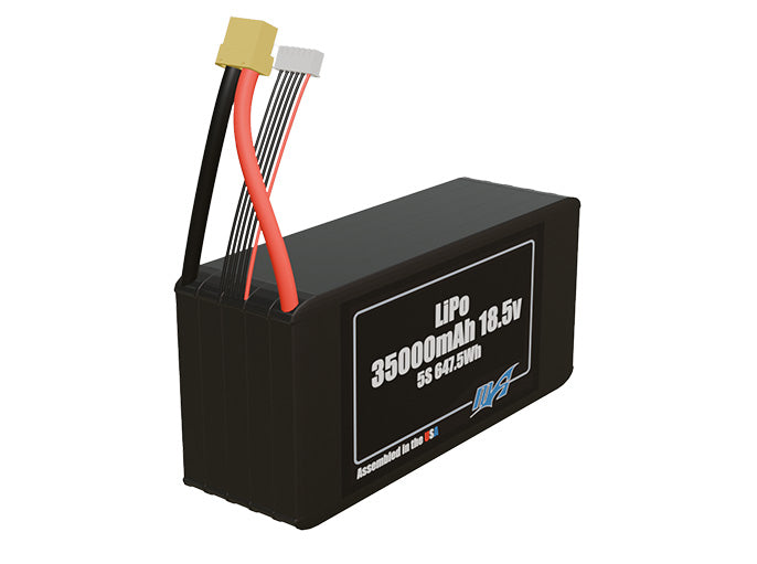 LiPo 35000mAh 5S 18.5v Battery Pack