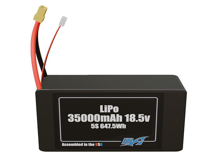 LiPo 35000mAh 5S 18.5v Battery Pack