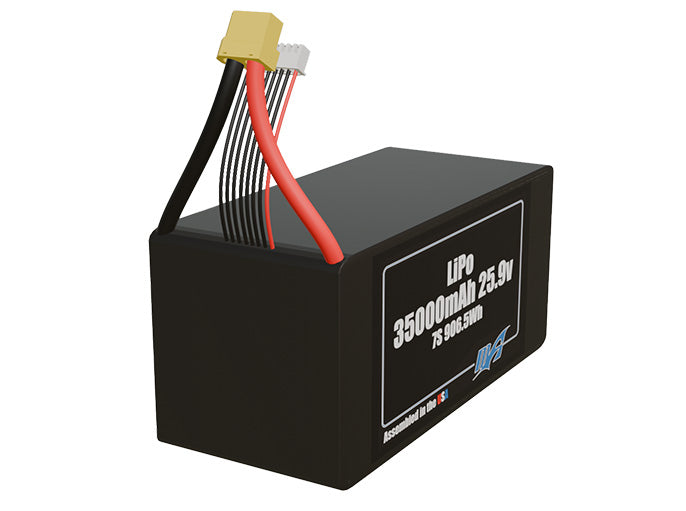 LiPo 35000mAh 7S 25.9v Battery Pack