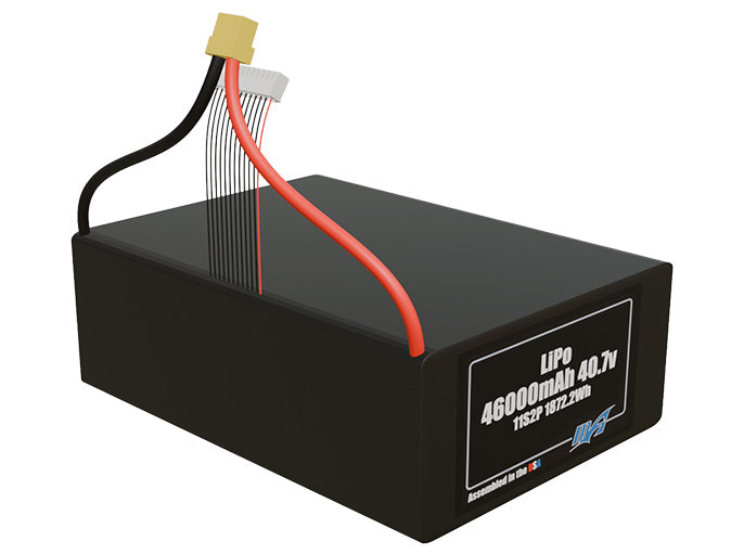 LiPo 46000mAh 11S2P 40.7v Battery Pack
