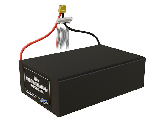 LiPo 46000mAh 12S2P 44.4v Battery Pack
