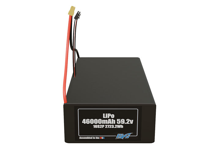 LiPo 46000mAh 16S2P 59.2v Battery Pack