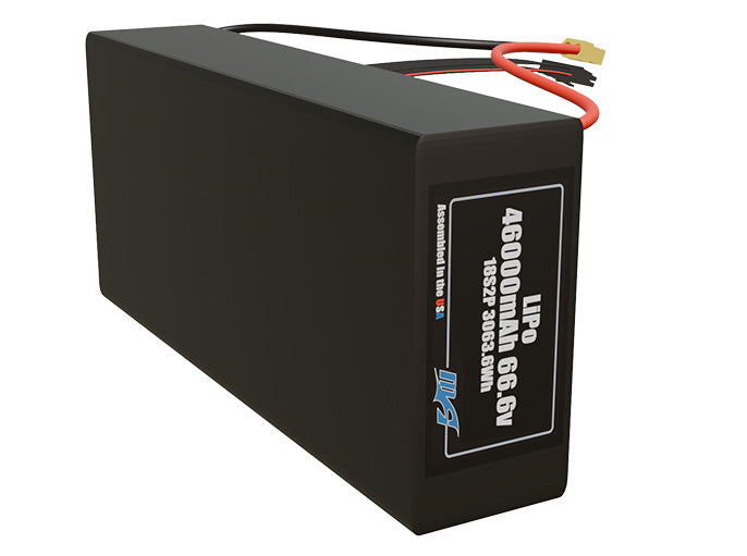 LiPo 46000mAh 18S2P 66.6v Battery Pack