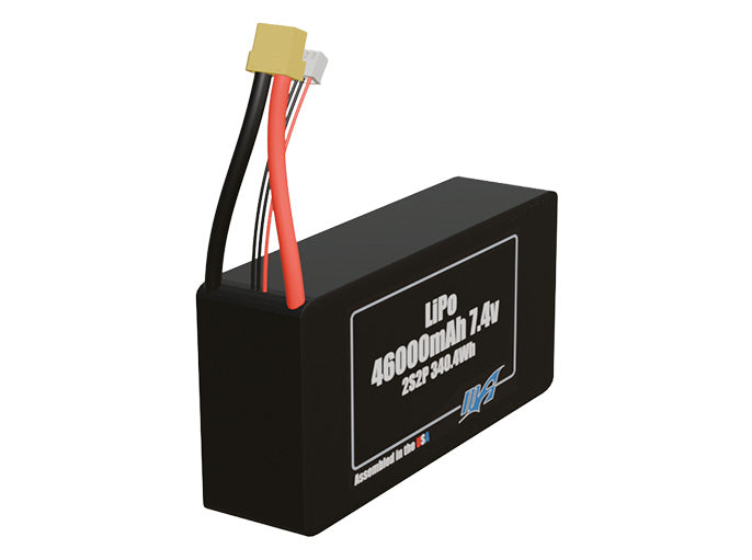 LiPo 46000mAh 2S2P 7.4v Battery Pack