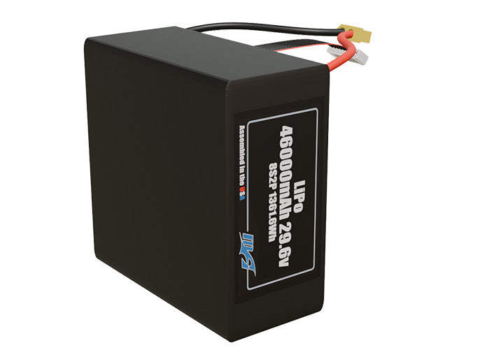 LiPo 46000mAh 8S2P 29.6v Battery Pack