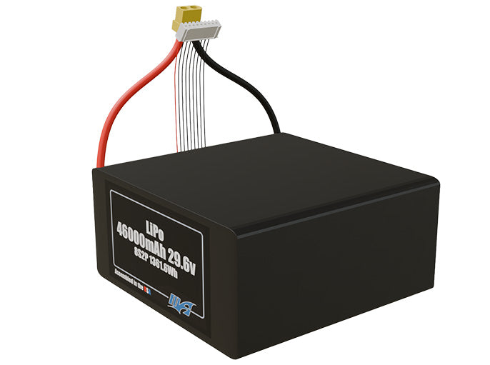 LiPo 46000mAh 8S2P 29.6v Battery Pack