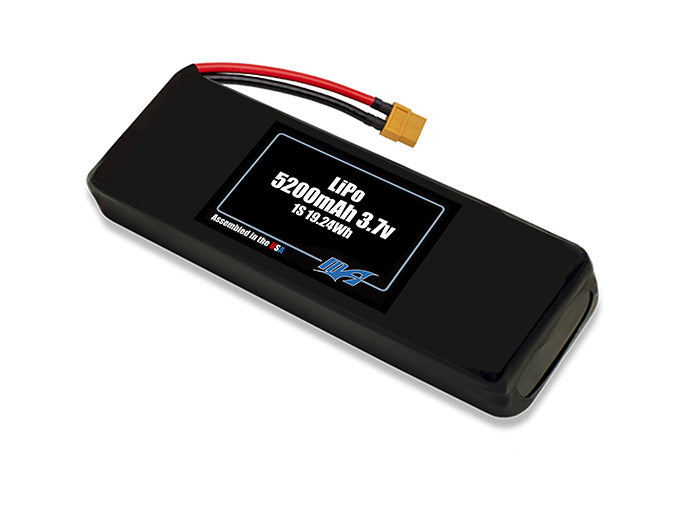 Graphene LiPo 5200mAh 1S 3.7v Battery Pack