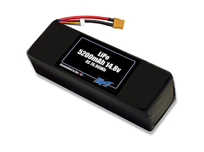 Graphene LiPo 5200mAh 4S 14.8v Battery Pack