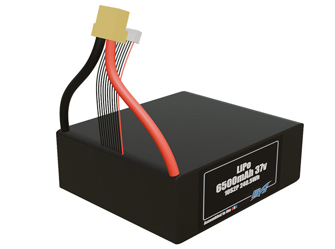 LiPo 6500mAh 10S2P 37v Battery Pack