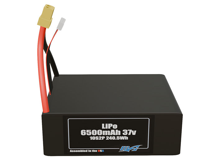 LiPo 6500mAh 10S2P 37v Battery Pack