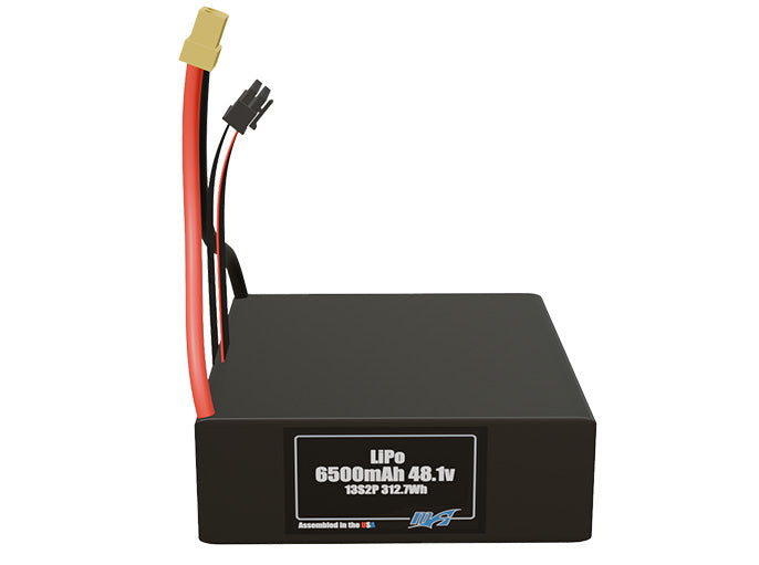 LiPo 6500mAh 13S2P 48.1v Battery Pack