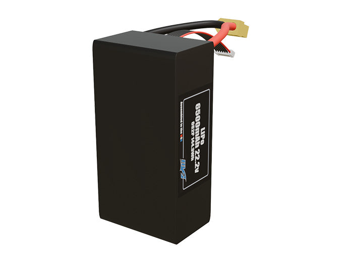 LiPo 6500mAh 6S2P 22.2v Battery Pack