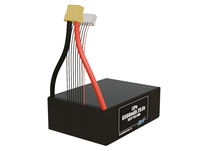 LiPo 6500mAh 8S2P 29.6v Battery Pack