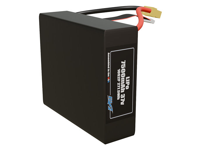 Graphene LiPo 7500mAh 10S2P 37v Battery Pack