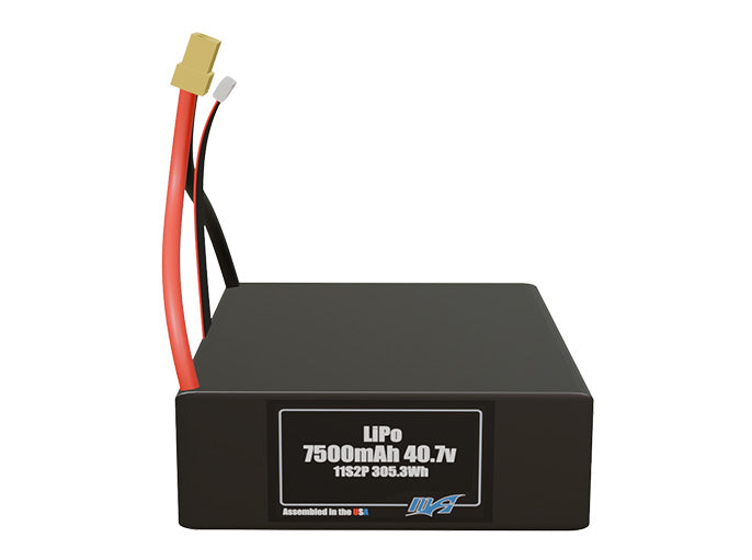 Graphene LiPo 7500mAh 11S2P 40.7v Battery Pack