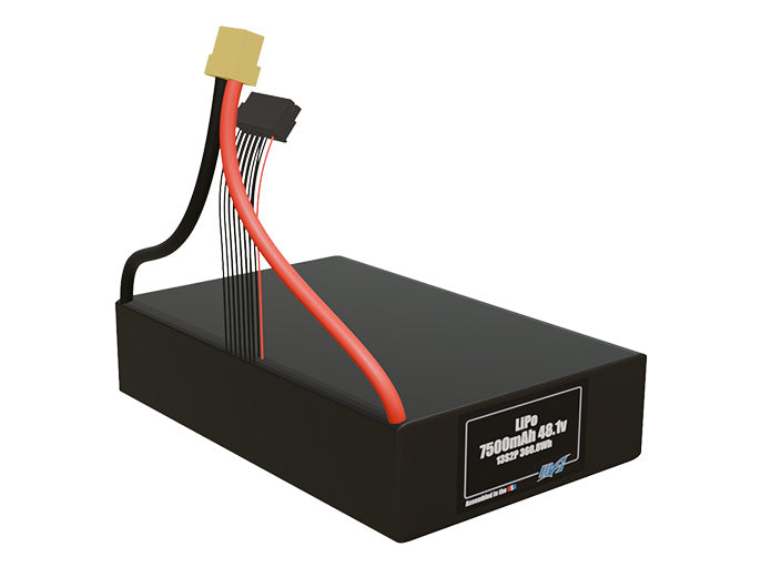 Graphene LiPo 7500mAh 13S2P 48.1v Battery Pack