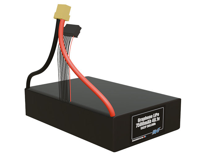 Graphene LiPo 7500mAh 13S2P 48.1v Battery Pack