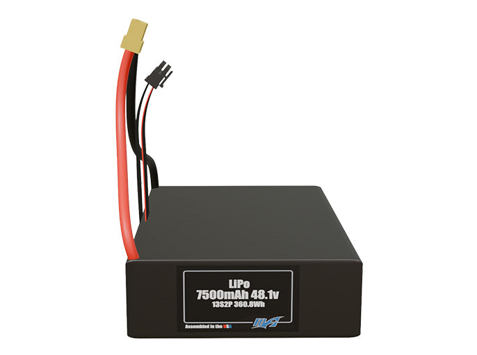 Graphene LiPo 7500mAh 13S2P 48.1v Battery Pack