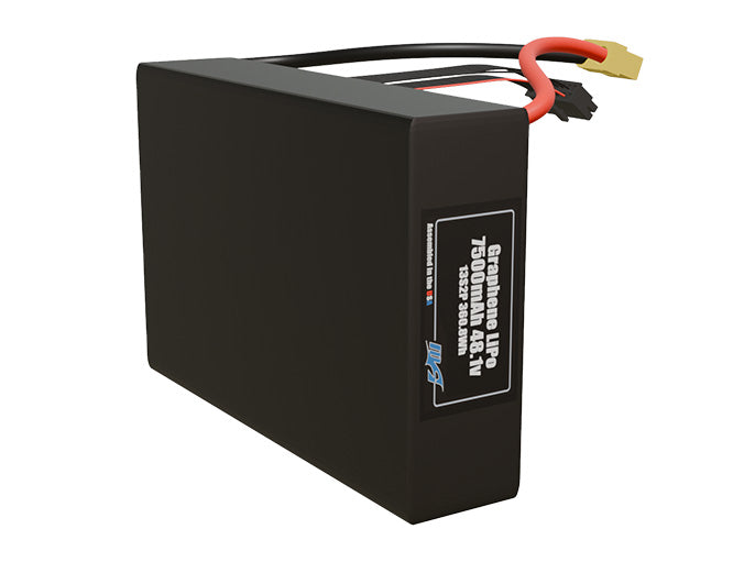 Graphene LiPo 7500mAh 13S2P 48.1v Battery Pack