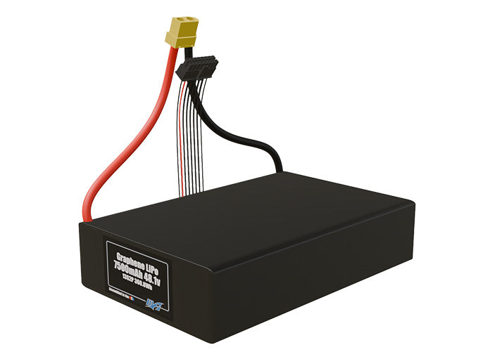 Graphene LiPo 7500mAh 13S2P 48.1v Battery Pack