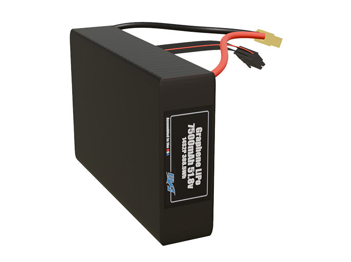 Graphene LiPo 7500mAh 14S2P 51.8v Battery Pack