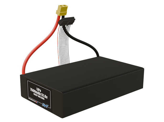 Graphene LiPo 7500mAh 14S2P 51.8v Battery Pack