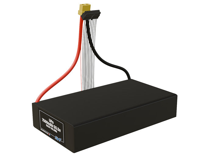Graphene LiPo 7500mAh 15S2P 55.5v Battery Pack