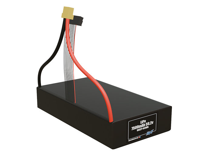 Graphene LiPo 7500mAh 16S2P 59.2v Battery Pack