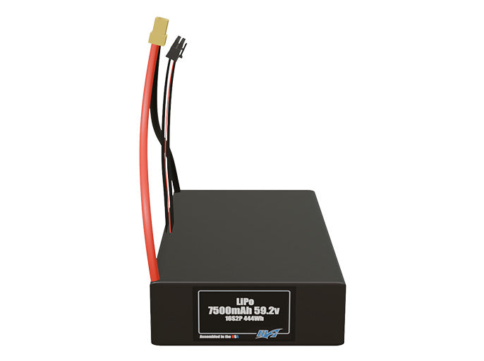 Graphene LiPo 7500mAh 16S2P 59.2v Battery Pack