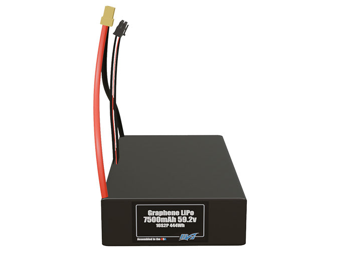 Graphene LiPo 7500mAh 16S2P 59.2v Battery Pack
