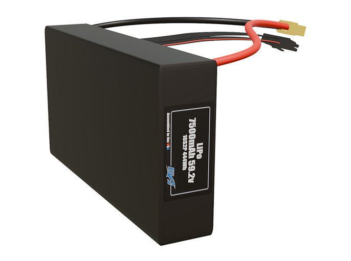 Graphene LiPo 7500mAh 16S2P 59.2v Battery Pack