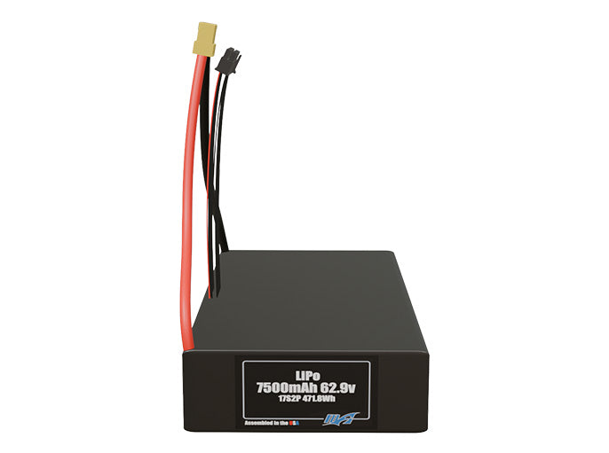 Graphene LiPo 7500mAh 17S2P 62.9v Battery Pack