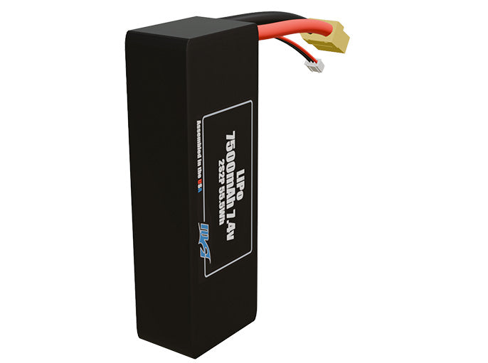 Graphene LiPo 7500mAh 2S2P 7.4v Battery Pack