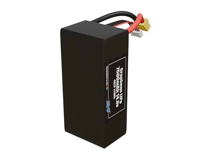 Graphene LiPo 7500mAh 4S2P 14.8v Battery Pack