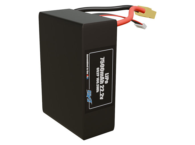 Graphene LiPo 7500mAh 6S2P 22.2v Battery Pack