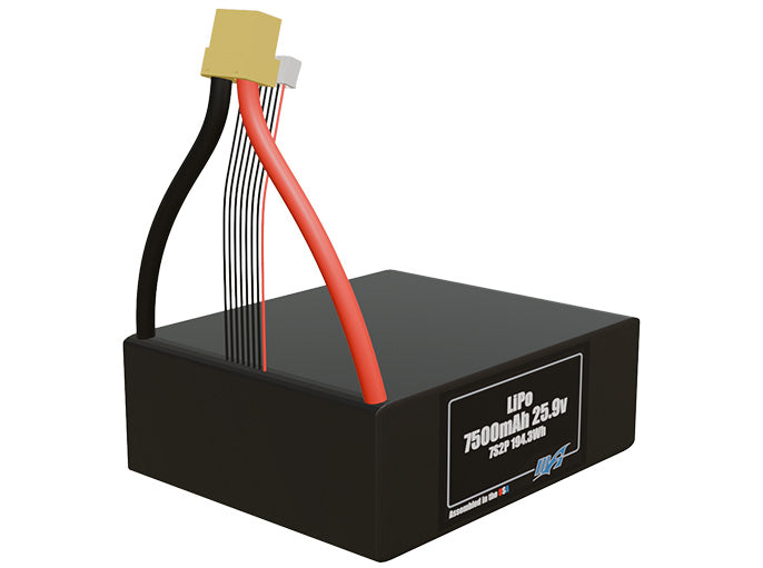 Graphene LiPo 7500mAh 7S2P 25.9v Battery Pack