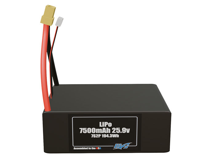 Graphene LiPo 7500mAh 7S2P 25.9v Battery Pack