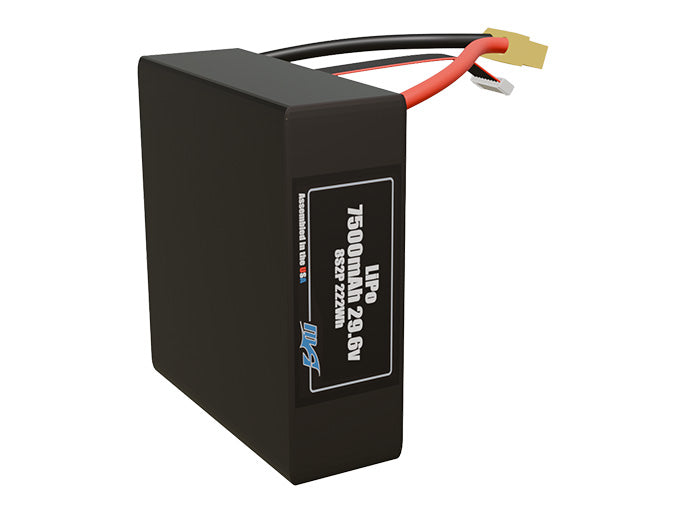 Graphene LiPo 7500mAh 8S2P 29.6v Battery Pack